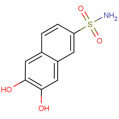 6,7-二羟基萘-2-磺胺结构式_54023-75-5结构式