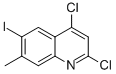 2,4-二氯-6-碘-7-甲基喹啉结构式_540500-93-4结构式