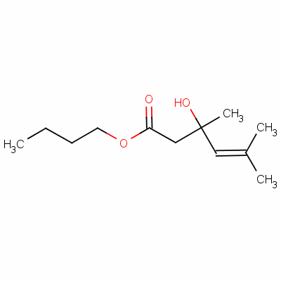 3-羟基-3,5-二甲基-4-己酸丁酯结构式_54074-74-7结构式