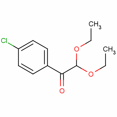 1-(4-氯苯基)-2,2-二乙氧基-1-乙酮结构式_54149-83-6结构式
