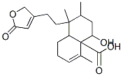 1,2,3,4,4A,7,8,8a-八氢-1-[2-(2,5-二氢-5-氧代呋喃-3-基)乙基]-4-羟基-1,2,5-三甲基萘-4a-羧酸结构式_54153-70-7结构式