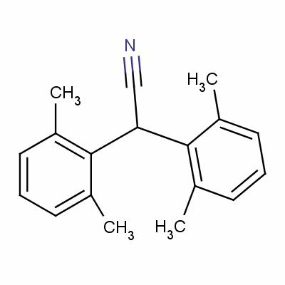 双(2,6-二甲基苯基)乙腈结构式_54167-06-5结构式