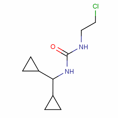 1-(2-Chloroethyl)-3-(dicyclopropylmethyl)ureaStructure,54187-03-0Structure 1-(2-Chloroethyl)-3-(dicyclopropylmethyl)urea Structure,54187-03-0Structure