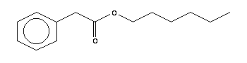 苯乙酸己酯结构式_5421-17-0结构式