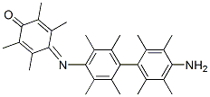 4-[[4-氨基-2,2,3,3,5,5,6,6-八甲基 (1,1-联苯)-4-基]亚氨基]-2,3,5,6-四甲基-2,5-环己二烯-1-酮结构式_54245-96-4结构式