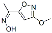 (9ci)-1-(3-甲氧基-5-异噁唑基)-乙酮肟结构式_54258-27-4结构式