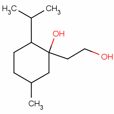 1-羟基-2-(异丙基)-5-甲基环己基乙醇结构式_54280-90-9结构式