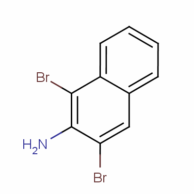 1,3-二溴萘-2-胺结构式_54288-95-8结构式