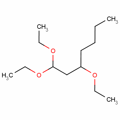 1,1,3-三乙氧基庚烷结构式_54305-97-4结构式