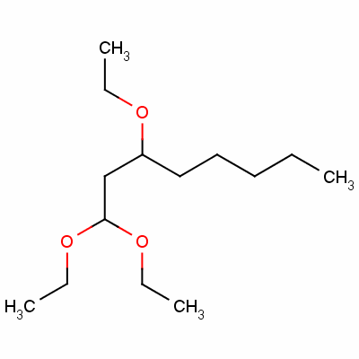 1,1,3-三乙氧基辛烷结构式_54305-98-5结构式