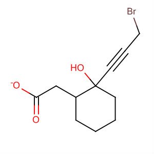 1-(3-溴-1-丙炔)乙酸环己酯结构式_54315-45-6结构式