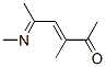 (9ci)-3-甲基-5-(甲基亚氨基)-3-己烯-2-酮结构式_54365-01-4结构式