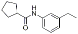 (9ci)-n-(3-乙基苯基)-环戊烷羧酰胺结构式_543722-82-3结构式