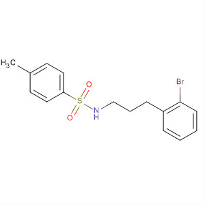 N-[(4-甲基苯基)磺酰基]-3-(2-溴苯基)丙胺结构式_543745-59-1结构式