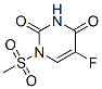 1-甲基磺酰基-5-氟尿嘧啶结构式_54391-00-3结构式