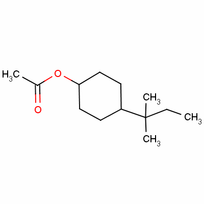 4-(1,1-二甲基丙基)-环己醇 1-乙酸酯结构式_5441-56-5结构式