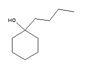 1-正丁基环己醇结构式_5445-30-7结构式