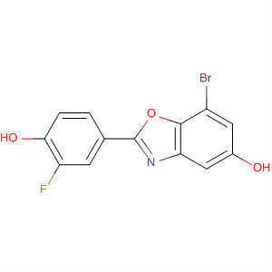 7-溴-2-(3-氟-4-羟基苯基)-1,3-苯并噁唑-5-醇结构式_544704-73-6结构式