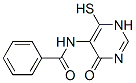(9ci)-n-(1,4-二氢-6-疏基-4-氧代-5-嘧啶)-苯甲酰胺结构式_544705-51-3结构式
