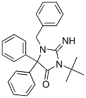 3-(1,1-Dimethylethyl)-2-imino-5,5-diphenyl-1-(phenylmethyl)-4-imidazolidinoneStructure,54508-09-7Structure 3-(1,1-Dimethylethyl)-2-imino-5,5-diphenyl-1-(phenylmethyl)-4-imidazolidinone Structure,54508-09-7Structure