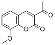 8-甲氧基-3-乙酰基香豆素结构式_5452-39-1结构式