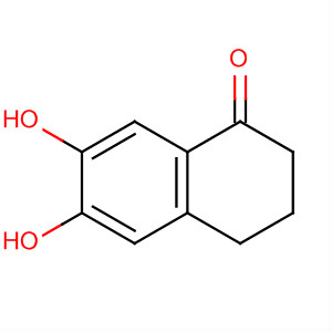 3,4-二氢-6,7-二羟基-1(2H)-萘酮结构式_54549-75-6结构式