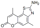 2-氨基-4,9-二甲基-7H-吡喃并[2,3-g]苯并噻唑-7-酮结构式_546144-86-9结构式