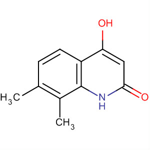 4-羟基-7,8-二甲基-2(1h)-喹啉酮结构式_54675-03-5结构式