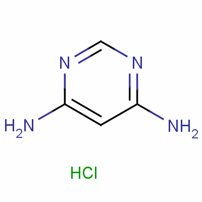 4,6-二氨基嘧啶盐酸盐结构式_5468-67-7结构式