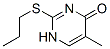 5-Methyl-2-(propylthio)pyrimidin-4(1h)-oneStructure,54774-98-0Structure 5-Methyl-2-(propylthio)pyrimidin-4(1h)-one Structure,54774-98-0Structure
