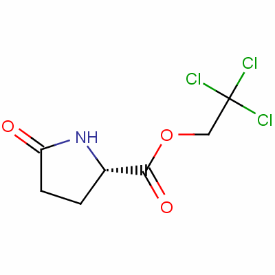 2,2,2-三氯乙基 5-氧代-l-脯氨酸结构式_54778-36-8结构式
