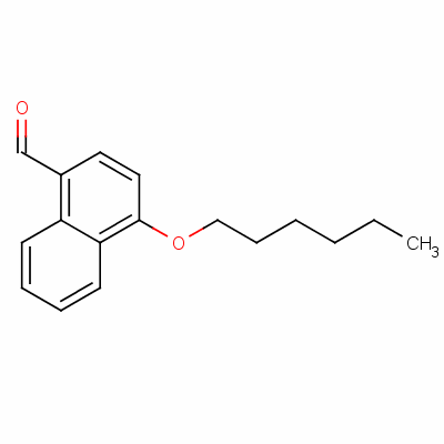 4-己氧基萘-1-甲醛结构式_54784-12-2结构式