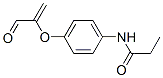 N-[4-[(1-甲酰基乙烯)氧基]苯基]丙酰胺结构式_54852-62-9结构式