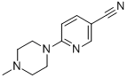 6-(4-甲基哌嗪-1-基)烟腈结构式_54864-89-0结构式