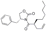 (4R)-3-[(2s)-1-氧代-2-(2-丙烯基)辛基]-4-苄基-2-噁唑烷酮结构式_548783-48-8结构式