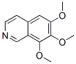(9ci)-6,7,8-三甲氧基异喹啉结构式_54879-45-7结构式
