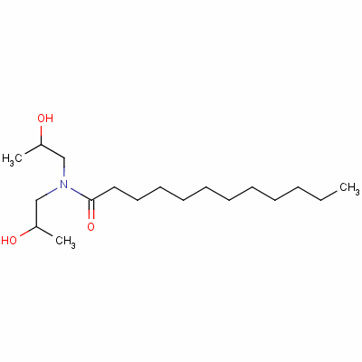 N,N-双(2-羟基丙基)十二烷酰胺结构式_54914-38-4结构式