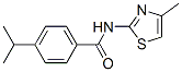 (9ci)-4-(1-甲基乙基)-n-(4-甲基-2-噻唑)-甲酰胺结构式_549497-01-0结构式