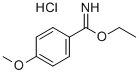 4-甲氧基苯甲亚胺酸乙酯盐酸盐结构式_54998-29-7结构式