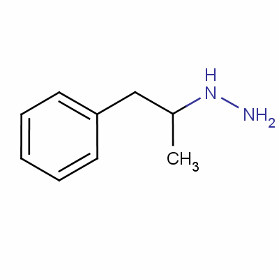 1-(1-苯基丙烷-2-基)肼结构式_55-52-7结构式