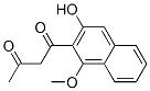 1-(3-羟基-1-甲氧基-2-萘基)-1,3-丁二酮结构式_55030-42-7结构式