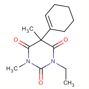 5-(1-环己烯-1-基)-1-乙基-3,5-二甲基-2,4,6(1h,3h,5h)-嘧啶三酮结构式_55044-42-3结构式
