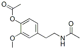 N-[2-[4-(乙酰基氧基)-3-甲氧基苯基]乙基]乙酰胺结构式_55044-58-1结构式