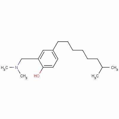 2-[(二甲基氨基)甲基]-4-异壬基苯酚结构式_55138-52-8结构式