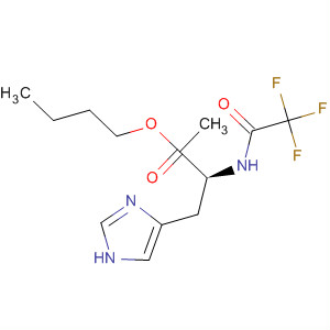 1-甲基-nα-(三氟乙酰基)-l-组氨酸丁酯结构式_55145-65-8结构式