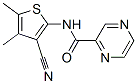 (9ci)-n-(3-氰基-4,5-二甲基-2-噻吩)-吡嗪羧酰胺结构式_551910-16-8结构式
