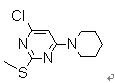 4-氯-2-(甲基硫代)-6-(哌啶-1-基)嘧啶结构式_55199-60-5结构式