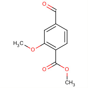 4-甲酰基-2-甲氧基苯甲酸甲酯结构式_55204-14-3结构式