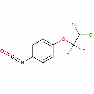 1-(2,2-二氯-1,1-二氟乙氧基)-4-异氰酰基苯结构式_55225-96-2结构式