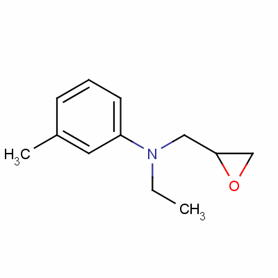N-(2,3-环氧基丙基)-n-乙基-间甲基苯胺结构式_55236-22-1结构式